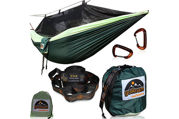 GoRoam Outdoors Camping Hammock with Mosquito