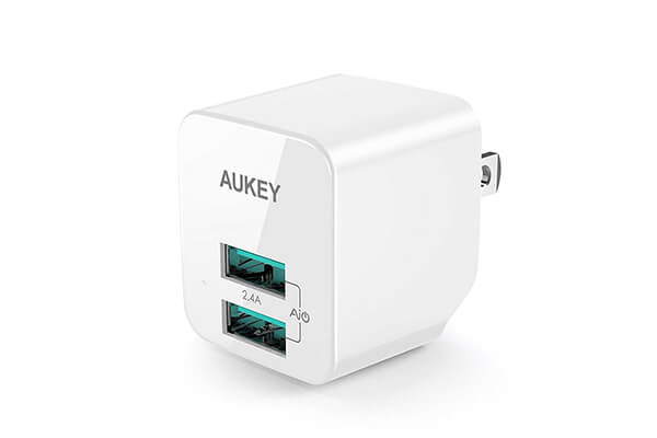 AUKEY USB Wall Charger Dual Port 2.4A