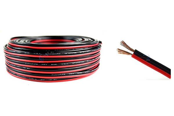 Audiopipe 100' Feet 18 GA Gauge Red Black 2 Conductor Speaker Wire Audio Cable