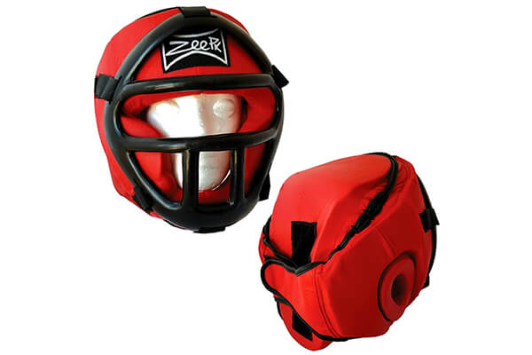 Zeepk PU Synthetic Leather Boxing MMA Protector Headgear UFC Fighting Head Guard Sparring Helmet