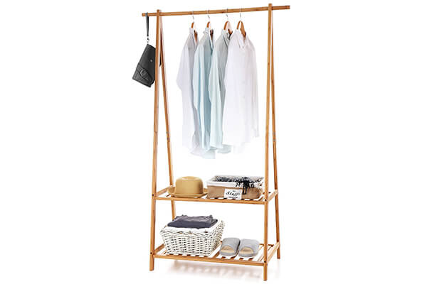Finnhomy Bamboo Clothes Rack