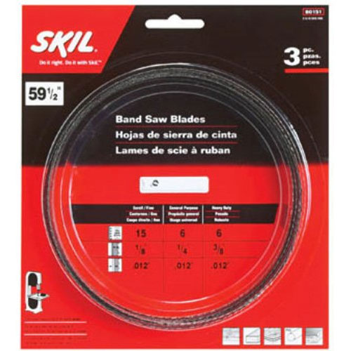 5. Band Saw Blade Assortment, 3-Pack