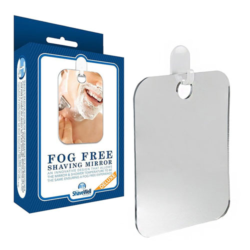 2. Deluxe Shave Well Fog-free Shower Mirror