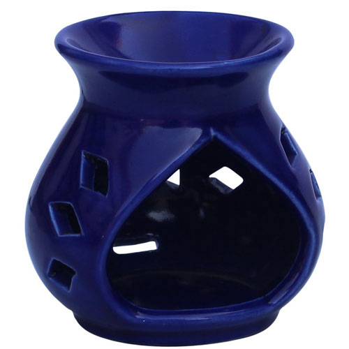 3. Blue Oil Diffuser Sale SouvNear Essential Oil Warmer / Ceramic Tealight Burner 