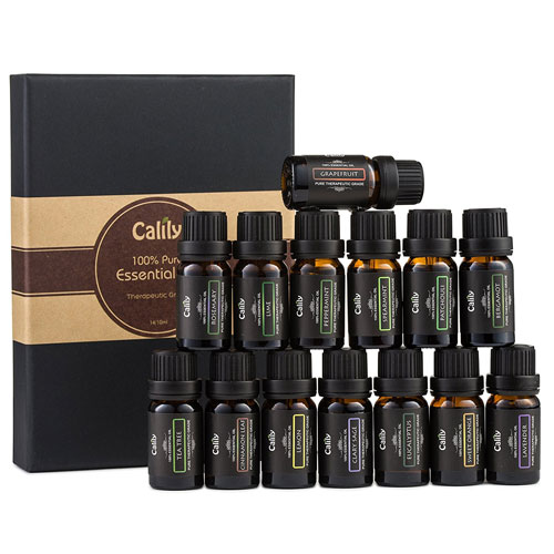 4. Calily Therapeutic Grade Essential Oil Set, 10ml - Pack of 14