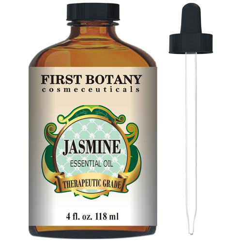 5. Jasmine Essential Oil 4 fl. oz. With a Glass Dropper