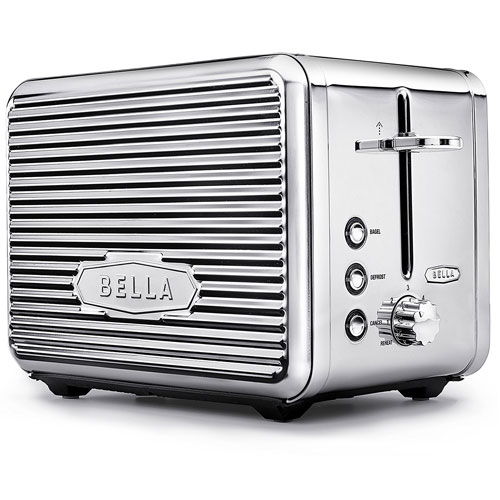 8. BELLA LINEA 2 Slice Toaster with Extra Wide Slot