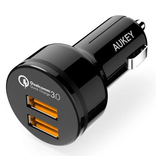 8.Quick Charge 3.0 AUKEY Car Charger
