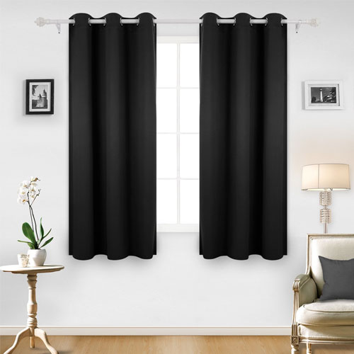 Deconovo Room Darkening Thermal Insulated Blackout Grommet Window Curtain Panel