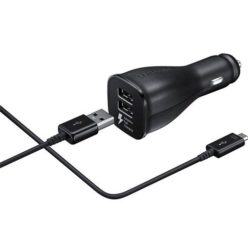 3. Samsung EP-LN920BBEGUS Fast Charge Dual-Port Car Charger 