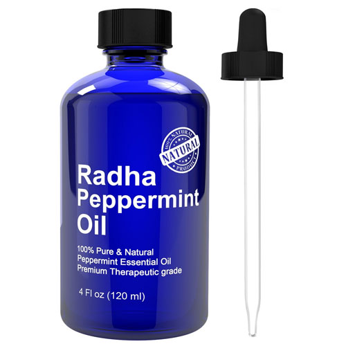 1. Peppermint Essential Oil 4 oz - 100% Pure & Natural Mentha Peperita