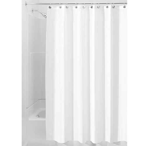 InterDesign Waterproof Mold and Mildew-resistant Fabric Shower Curtain