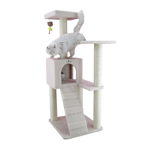 Armarkat Cat Tree Furniture Condo Height 50 Inches To 60 Inch