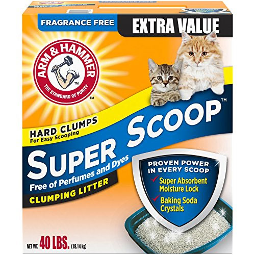 Arm and Hammer Super Scoop Clumping Litter, Fragrance-free