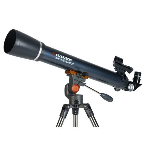 Celestron AstroMaster LT 70AZ Refractor No-Tool Setup Refracting Telescope