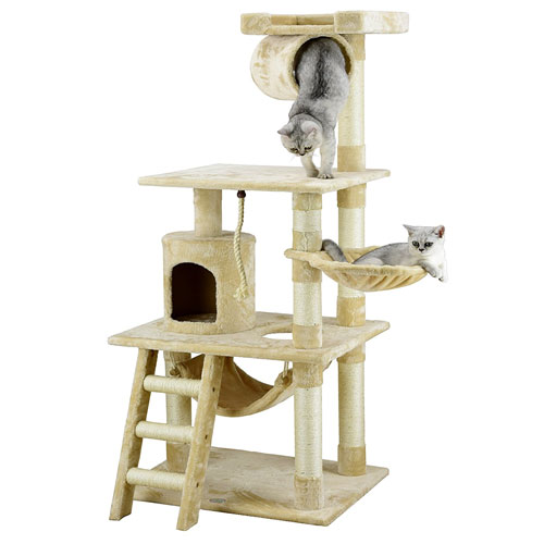 Go Pet Club Cat Tree Furniture 62 Inch High