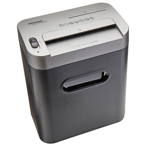 Amazon Basics8-sheets High Security Micro-cut Shredder