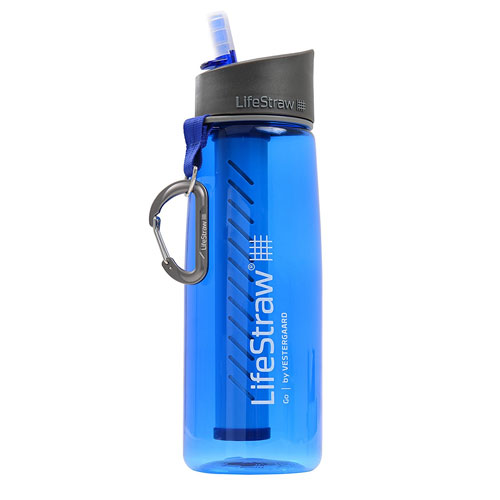 LifeStraw Go Water Bottle with Integrated 1Liter LifeStraw Filter