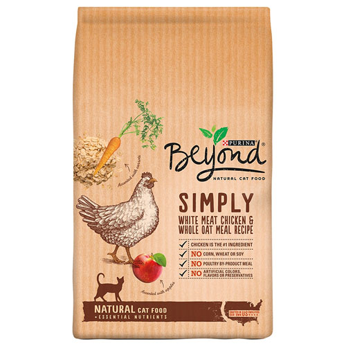 Purina Beyond Natural White Meat Chicken & Whole Oat Meal Recipe Dry Cat Food