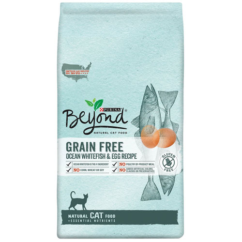 Purina Beyond Natural Grain Free Ocean Whitefish & Egg Recipe Dry Cat Food