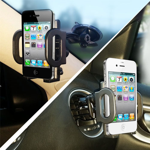 2-in-1 Mobile Phone Car Mount