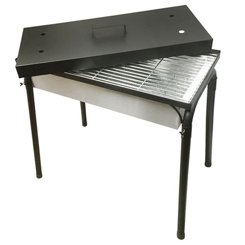 Portable Stainless Steel Charcoal Grill Stand Griddle