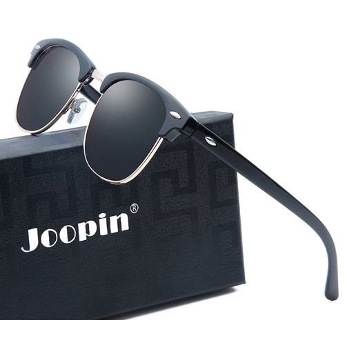 Joopin Semi-rimless Polarized Sunglasses