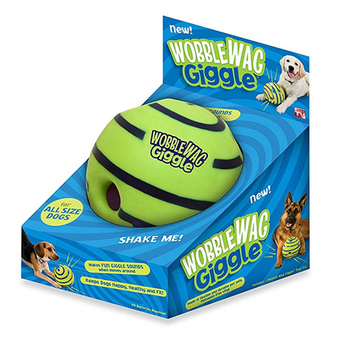 Wobble Wag Giggle Ball, Dog Toy