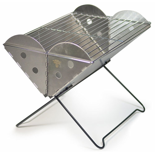 UCO Flatpack Portable Stainless Steel Grill and Fire Pit