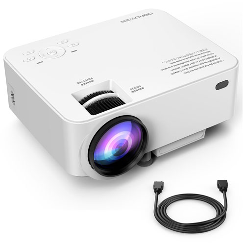 DBPOWER T20 1500 Lumens LCD Mini Projector