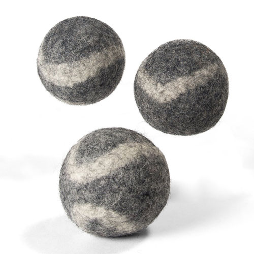 TennisWools - All Natural Tennis Balls for Dogs - 3 Pack - 100% Merino