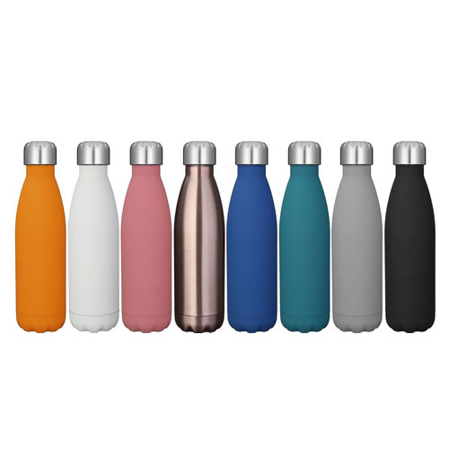 KINGSO 17 oz. Double Wall Vacuum Cool Insulation Stainless Steel Water Bottle Leak- proof