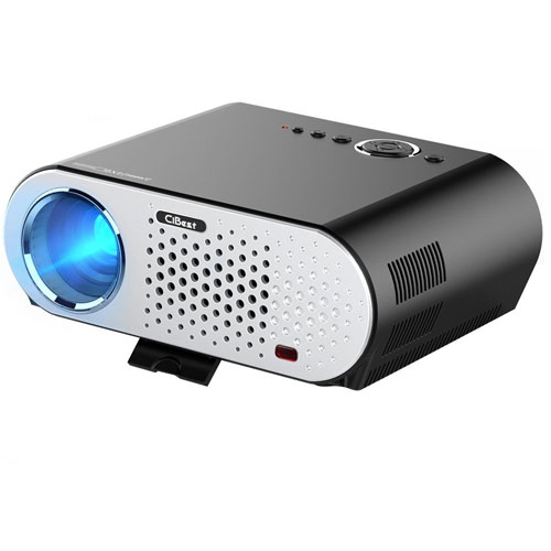 Video Projector Portable, CiBest GP90 LCD Projector HD 1080p