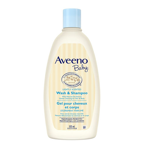 1 Aveeno Baby Wash & Shampoo, 18 Oz