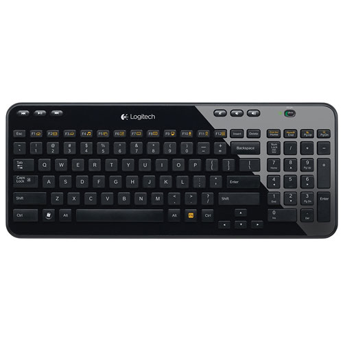 Logitech Wireless Keyboard K360 - Glossy Black