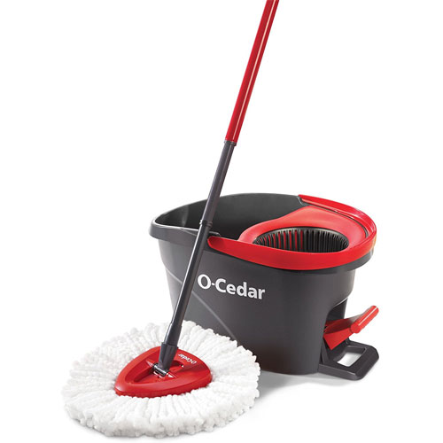 O-Cedar EasyWring Spin Mop and Bucket Floor Cleaning System