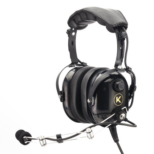 KORE AVIATION P1 Series PNR Pilot Aviation Headset - Black