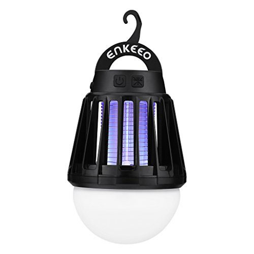 Enkeeo 2-in-1 Mosquito Killer Camping Lantern Bug Zapper