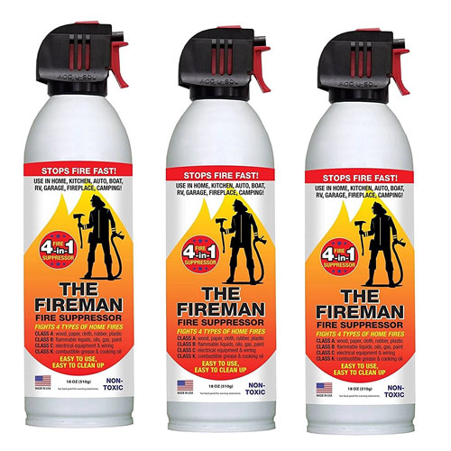 7. THE FIREMAN - UL APPROVED Multi-Purpose Fire Extinguishing Suppressant Spray