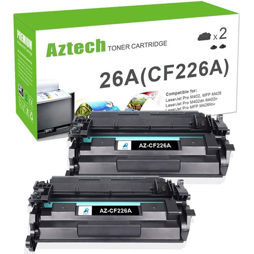 6. Aztech Compatible Toner Cartridge Replacement for HP 26A CF226A 26X CF226X