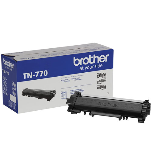 3. Brother TN-770 HL-L2370 MFC-L2750 Toner Cartridge (Black) in Retail Packaging